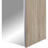 P & B omara z drsnimi vrati, prozorno, barve hrasta | Shoptok.si