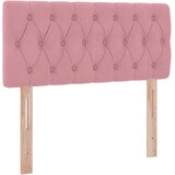 s od storage s uzglavljem Ružičasta 90 x 190 cm Baršun | shoptok.hr