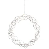 411015 - LED božićna dekoracija CURLY 30xLED/0,064W/230V sjajni hrom
