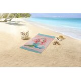 Good Morning Modra/rožnata otroška žametna brisača za na plažo 75x150 cm Alisse – | Shoptok.si