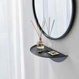 YAMAZAKI Crna metalna polica 40 cm Tower – | shoptok.hr