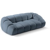 Micadoni Home Modra žametna sedežna garnitura 254 cm Diana – | Shoptok.si