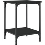  Stolić za kavu crni 40 x 40 x 55 cm od konstruiranog drva | Eponuda.com