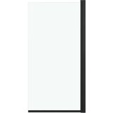 vidaXL Pregrada za tuš ESG 68 x 130 cm crna | shoptok.hr