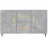  Komoda siva boja betona 100x36x60 cm od konstruiranog drva | Eponuda.com