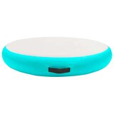  Gimnastička prostirka na napuhavanje 100x100x10 cm PVC zelena | shoptok.hr