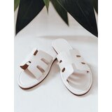 DStreet Klapki damskie białe | Shoptok.si
