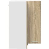 vidaXL viseći ormarić zidne riga sonoma hrast i bijela 57 x 57 x 80 cm | shoptok.hr