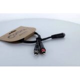 Cordial 14889 utičnica / Cinch audio Y-adapter [1x priključna doza za 3,5 mm banana utikač - 2x ženski cinch konektor] 0 | Eponuda.ba