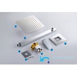 EYN Podometni tuš panel s funkcijo dežja | Tuš panel PT23979 | Shoptok.si