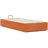  Otomanski krevet Vosak Smeđa 90 x 200 cm Masivna borovina | shoptok.hr
