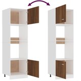 Ormarić za mikrovalnu pećnicu "Lyon" Smeđi hrast 60x57x207 cm Inženirsko drvo | shoptok.hr