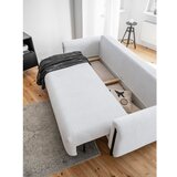 ELTAP Siva sklopiva/s prostorom za odlaganje sofa od bouclé tkanine 244 cm Arcadova – | shoptok.hr