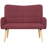  Kauč za dvoje boja crnog vina 115 x 61 x 87 cm tkanina | Eponuda.com
