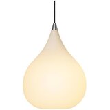 Halo Design 407931 - Visilica na sajli DROPS 1xE27/40W/230V, prečnik 30 cm, bela/mat hrom | Eponuda.com