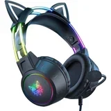 X15 PRO GAMING SLUŠALKE ON-EAR ZA RAČUNALNIŠKE KONZOLE CAT EARS, (5000141213)