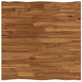  90 x 90 x 75 cm Čvrsto drvo akacije Prirodna i crna Četvrtasti - Prirodna i crna 90 x 90 x 75 cm Živi rub | shoptok.hr