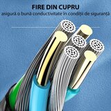 Yesido Podatkovni kabel (CA-62) - USB na Lightning, 2,4 A, 1,2 m - crni | shoptok.hr