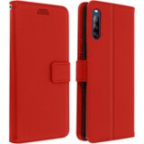 AVIZAR torbica za denarnico sony xperia L4 in preklopna podpora za video, popolna zašcita - rdeca, (20720223) | Shoptok.si