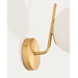 Kave Home Bijela/u zlatnoj boji metalna zidna lampa ø 15 cm Brisia – | shoptok.hr