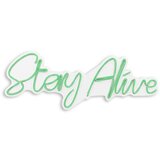 WALLXPERT dekorativna plastična led rasveta stay alive green | ePonuda.com