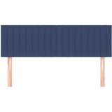  Posteljno vzglavje 2 kosa modro 72x5x78/88 cm blago, (20954453) | Shoptok.si
