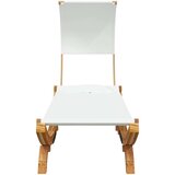 Vanjski Zunanja postelja s streho 100x200x126 cm trden les krem, (20764820) | Shoptok.si