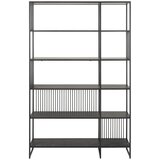 Actona Crna biblioteka 120x185x35 cm Strington – Cijene