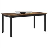  Kava Stol Dimni hrast 100 x 50 x 45 cm Konstruirano drvo | shoptok.hr