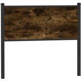  The Living Store Posteljno vzglavje dimljeni hrast 100cm inženirski les in jeklo - Vzglavje, (21456178) Cene