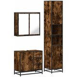  3-dijelni set kupaonskog namještaja boja hrasta drveni | shoptok.hr