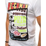 DStreet White RX4372 men's T-shirt with print | shoptok.hr