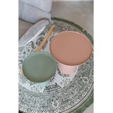 White Label Kovinska okrogla stranska mizica ø 39,5 cm Ringar – | Shoptok.si
