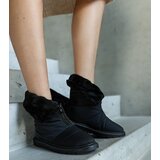  Black insulated snow boots with collar Edidda Cene
