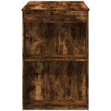 vidaXL Barska miza dimljeni hrast 102x70x103,5 cm inženirski les | Shoptok.si