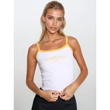 Sinsay Pamučni crop top s natpisom | shoptok.hr
