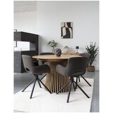 House Nordic Okrugao proširiv blagovaonski stol s pločom stola u dekoru hrasta ø 120 cm Osaka – | shoptok.hr