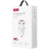  Auto punjac XO CC56 30W USB+Type C+kabal type-C Bijeli u