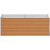  Povišena gredica - Vrtna gredica 195 x 100 x 68 cm Cinkani čelik | shoptok.hr