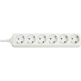 Lindy 73102 Podaljševalni kabel 6 AC vtičnic za notranje prostore\, bele barve 73102 razdelilna letev 6-kratni bela vtičnica 1 kos, (20454014) Cene
