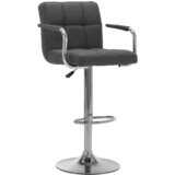 The Living Store Barski stol temno sivo blago - Barski Stol, (21837047) | Shoptok.si