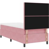  Krevet s opruga kutije s madracem Ružičasta 90 x 200 cm Baršun | shoptok.hr