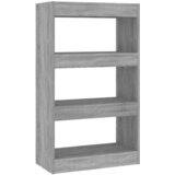 Maison Chic Knjižna omara - Knjižni regal siva sonoma hrast 60x30x103 cm, (21723117) Cene