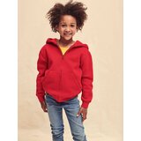 Fruit Of The Loom Red Kids Hoodie Zip Through Hooded Sweat Cijene