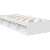  Krevetna konstrukcija Bijelo 75 x 190 cm Čvrsto borovo drvo | shoptok.hr