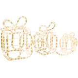 vidaXL Ukrasne božićne kutije za poklone sa 180 LED žarulja | shoptok.hr