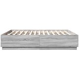  Okvir za krevet s LED svjetlima boja hrasta 180 x 200 cm drveni | Eponuda.ba