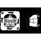 Jung Podstavek za vtičnico za spodnji del vtičnice 1520 EINS, (21000061) | Shoptok.si