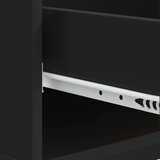  Kava Stol s ladicama Crna 49 x 50 x 40 cm Konstruirano drvo | shoptok.hr