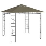 vidaXL Paviljon 3x3x2,7 m taupe 160 g/m² Cene